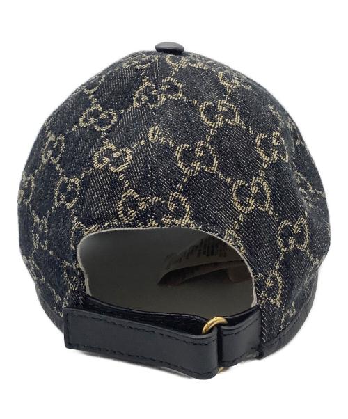 GUCCI（グッチ）GUCCI (グッチ) キャップ ブラック サイズ:XLの古着・服飾アイテム