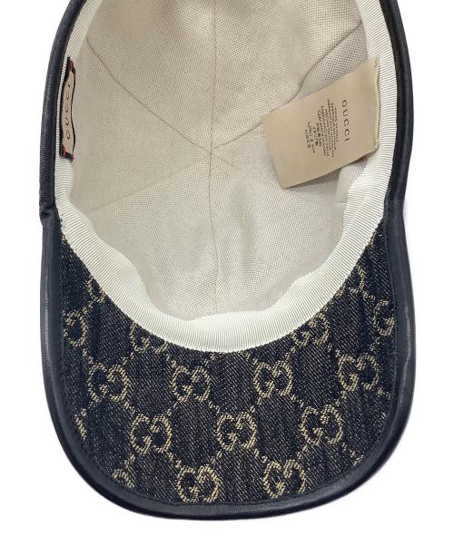 GUCCI（グッチ）GUCCI (グッチ) キャップ ブラック サイズ:XLの古着・服飾アイテム