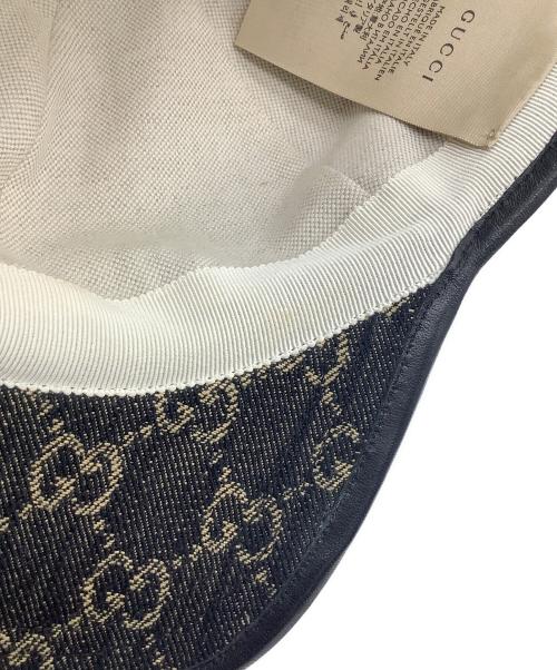 GUCCI（グッチ）GUCCI (グッチ) キャップ ブラック サイズ:XLの古着・服飾アイテム