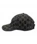 中古・古着 GUCCI (グッチ) キャップ ブラック サイズ:XL：25000円