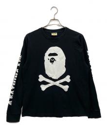 A BATHING APE（アベイシングエイプ）の古着「長袖カットソー」｜ブラック