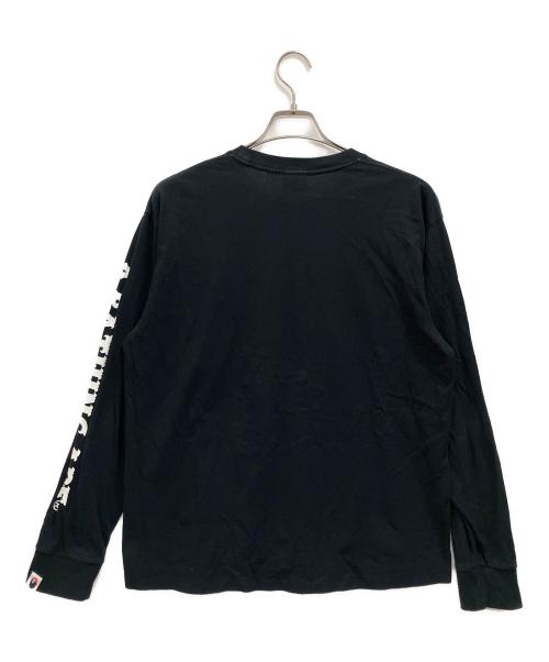 A BATHING APE（アベイシングエイプ）A BATHING APE (アベイシングエイプ) 長袖カットソー ブラック サイズ:Lの古着・服飾アイテム