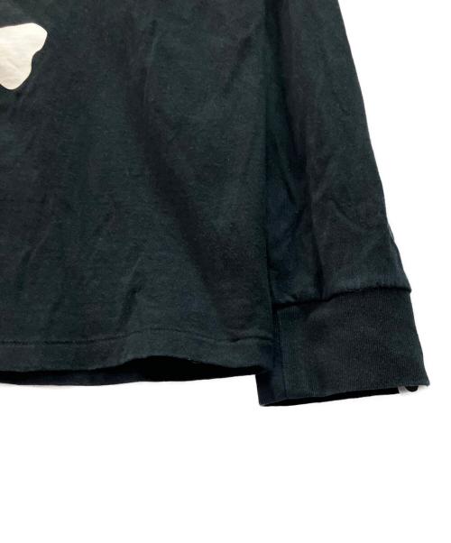 A BATHING APE（アベイシングエイプ）A BATHING APE (アベイシングエイプ) 長袖カットソー ブラック サイズ:Lの古着・服飾アイテム