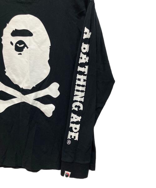 A BATHING APE（アベイシングエイプ）A BATHING APE (アベイシングエイプ) 長袖カットソー ブラック サイズ:Lの古着・服飾アイテム