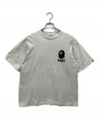 A BATHING APEアベイシングエイプ）の古着「Japan Culture LetteRed Tee」｜ホワイト