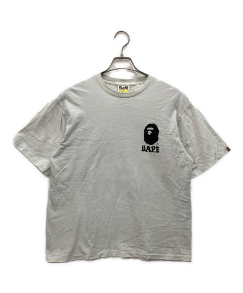 A BATHING APE（アベイシングエイプ）A BATHING APE (アベイシングエイプ) Japan Culture LetteRed Tee ホワイト サイズ:Lの古着・服飾アイテム