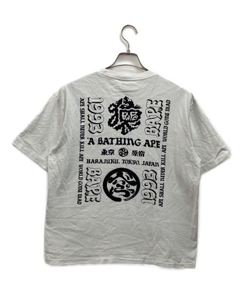 A BATHING APE（アベイシングエイプ）A BATHING APE (アベイシングエイプ) Japan Culture LetteRed Tee ホワイト サイズ:Lの古着・服飾アイテム