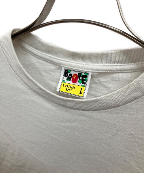 A BATHING APE（アベイシングエイプ）A BATHING APE (アベイシングエイプ) Japan Culture LetteRed Tee ホワイト サイズ:Lの古着・服飾アイテム