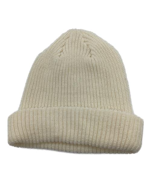 SUPREME（シュプリーム）Supreme (シュプリーム) Oval Patch Beanie ホワイトの古着・服飾アイテム