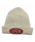 Supreme（シュプリーム）の古着「Oval Patch Beanie」｜ホワイト