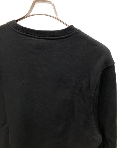 stussy（ステューシー）stussy (ステューシー) アーチロゴ　スウェット ブラック×ブルー サイズ:Mの古着・服飾アイテム