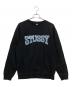 stussy（ステューシー）の古着「アーチロゴ　スウェット」｜ブラック×ブルー