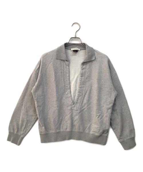 THE SHINZONE（ザ シンゾーン）THE SHINZONE (ザ シンゾーン) Ｖネックスウェットプルオーバー ライトグレー サイズ:Fの古着・服飾アイテム