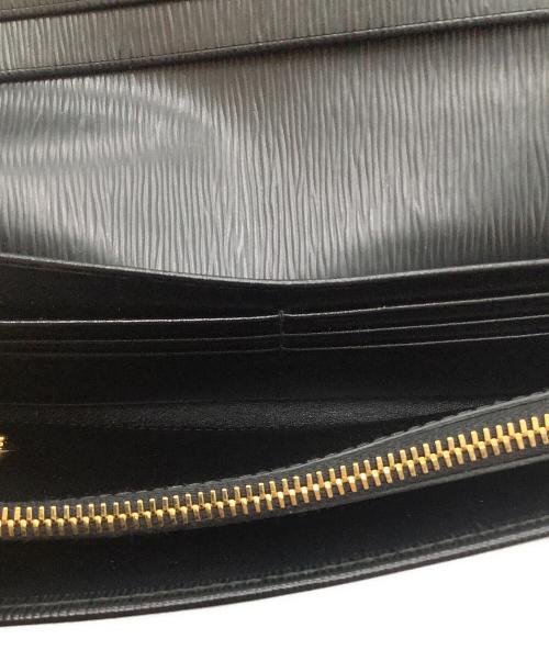 PRADA（プラダ）PRADA (プラダ) VITELLOMOVE　フラップ長財布 ブラックの古着・服飾アイテム