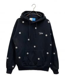 FREAK'S STORE×KEBOZ（フリークスストア×ケボズ）の古着「プルオーバーパーカー」｜ネイビー