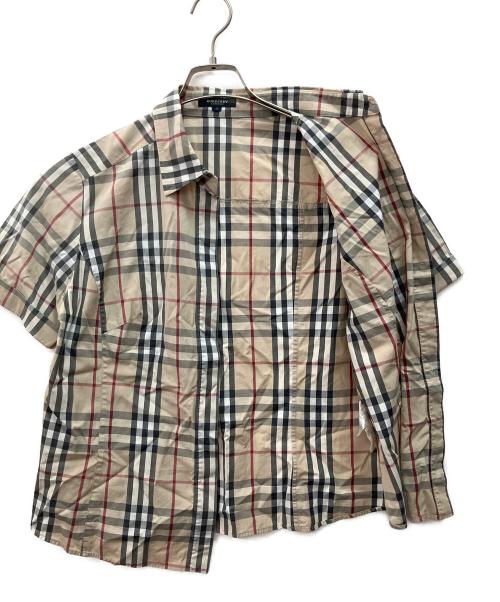 BURBERRY LONDON（バーバリーロンドン）BURBERRY LONDON (バーバリーロンドン) 半袖シャツ ベージュ サイズ:15の古着・服飾アイテム
