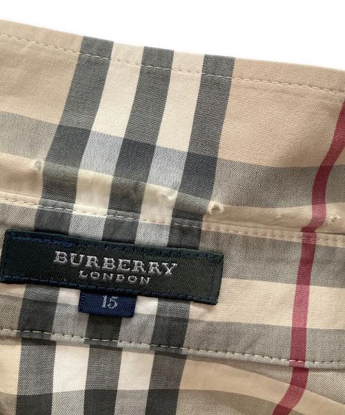 BURBERRY LONDON（バーバリーロンドン）BURBERRY LONDON (バーバリーロンドン) 半袖シャツ ベージュ サイズ:15の古着・服飾アイテム