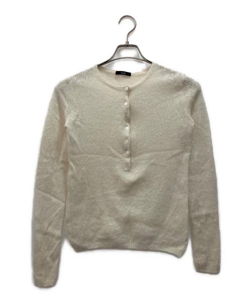 YLEVE（イレーヴ）YLEVE (イレーヴ) ヘンリーネックニット ホワイト サイズ:1の古着・服飾アイテム
