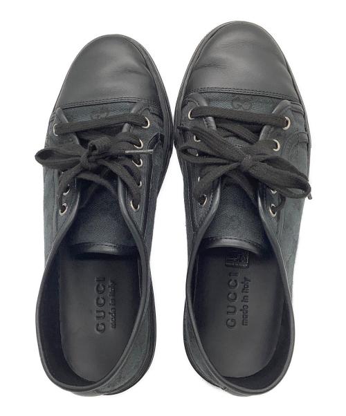 GUCCI（グッチ）GUCCI (グッチ) スニーカー ブラック サイズ:6　1/2の古着・服飾アイテム