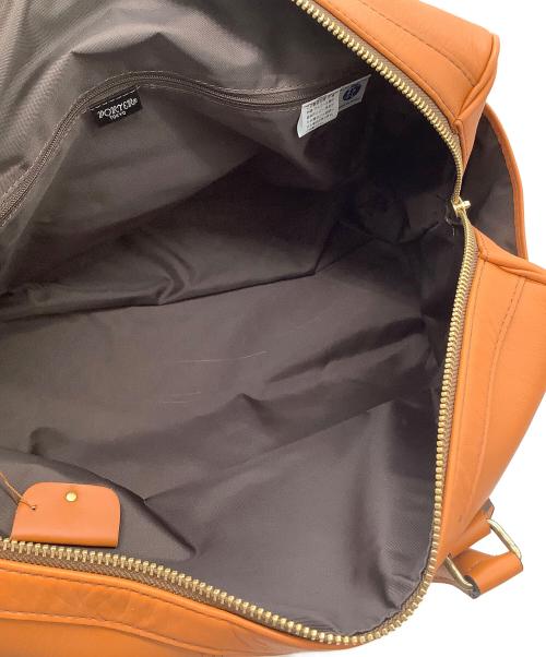 PORTER（ポーター）PORTER (ポーター) バロン　ボストンバッグ オレンジの古着・服飾アイテム