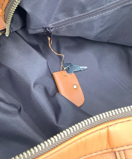 PORTER（ポーター）PORTER (ポーター) バロン　ボストンバッグ オレンジの古着・服飾アイテム