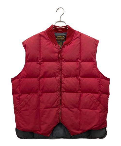Eddie Bauer（エディーバウアー）Eddie Bauer (エディーバウアー) ダウンベスト レッド サイズ:XLの古着・服飾アイテム