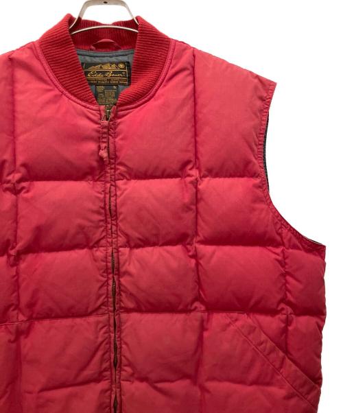 Eddie Bauer（エディーバウアー）Eddie Bauer (エディーバウアー) ダウンベスト レッド サイズ:XLの古着・服飾アイテム