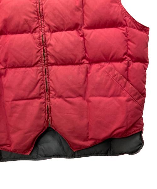 Eddie Bauer（エディーバウアー）Eddie Bauer (エディーバウアー) ダウンベスト レッド サイズ:XLの古着・服飾アイテム