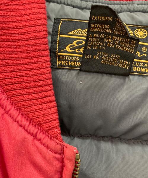 Eddie Bauer（エディーバウアー）Eddie Bauer (エディーバウアー) ダウンベスト レッド サイズ:XLの古着・服飾アイテム