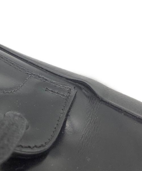 PRADA（プラダ）PRADA (プラダ) ブラッシュドレザー ダービーシューズ ブラック サイズ:8の古着・服飾アイテム