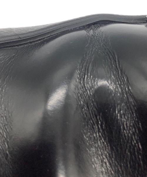 PRADA（プラダ）PRADA (プラダ) ブラッシュドレザー ダービーシューズ ブラック サイズ:8の古着・服飾アイテム