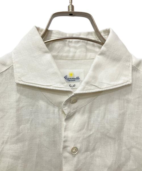 giannetto（ジャンネット）giannetto (ジャンネット) リネンシャツ ホワイト サイズ:41の古着・服飾アイテム