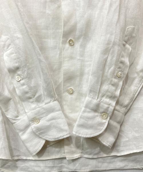 giannetto（ジャンネット）giannetto (ジャンネット) リネンシャツ ホワイト サイズ:41の古着・服飾アイテム