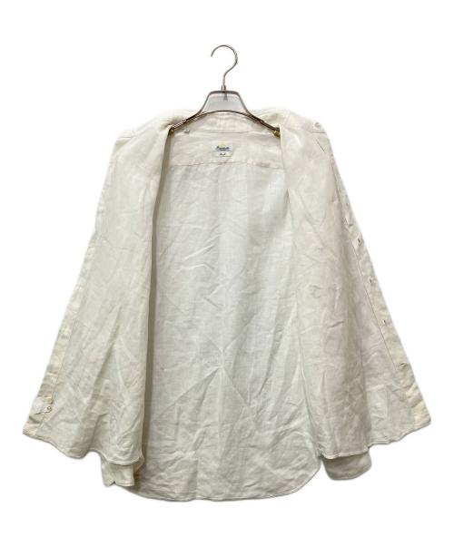 giannetto（ジャンネット）giannetto (ジャンネット) リネンシャツ ホワイト サイズ:41の古着・服飾アイテム