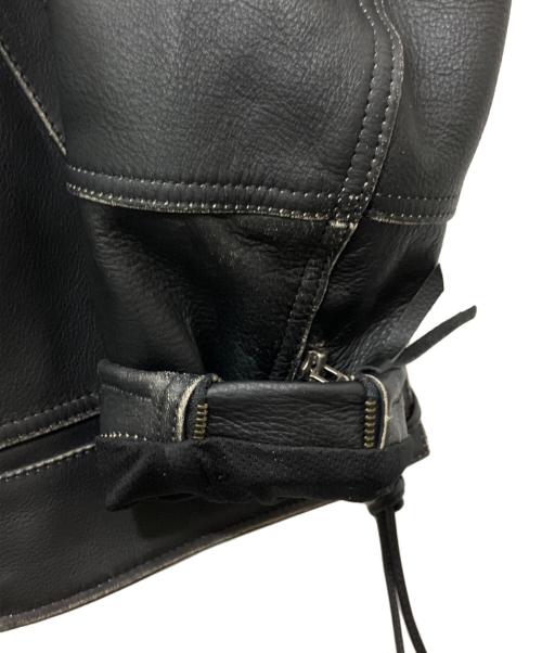 HARLEY-DAVIDSON（ハーレーダビッドソン）HARLEY-DAVIDSON (ハーレーダビッドソン) シングルライダースジャケット ブラック サイズ:Mの古着・服飾アイテム