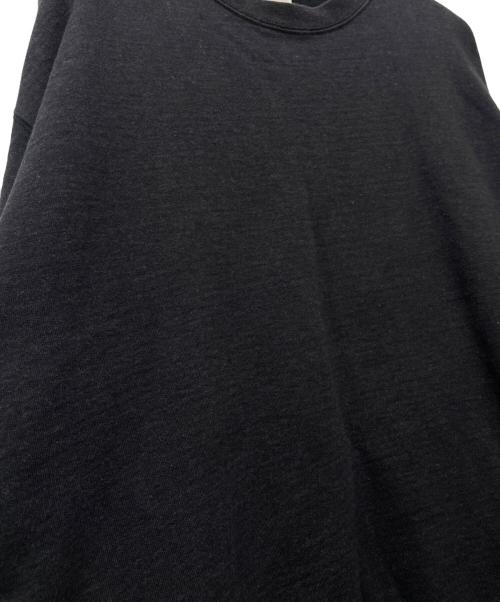 Snow peak（スノーピーク）snow peak (スノーピーク) クルーネックスウェット ブラック サイズ:Largeの古着・服飾アイテム
