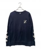 NUMBER (N)INEナンバーナイン）の古着「スウェット」｜ネイビー