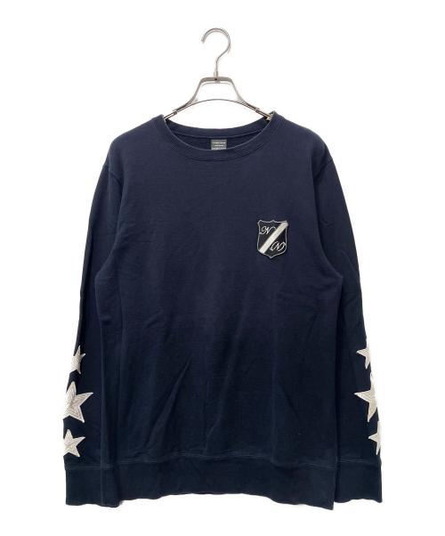 NUMBER (N)INE（ナンバーナイン）NUMBER (N)INE (ナンバーナイン) スウェット ネイビー サイズ:4の古着・服飾アイテム