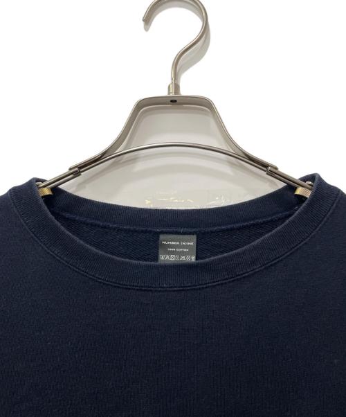 NUMBER (N)INE（ナンバーナイン）NUMBER (N)INE (ナンバーナイン) スウェット ネイビー サイズ:4の古着・服飾アイテム