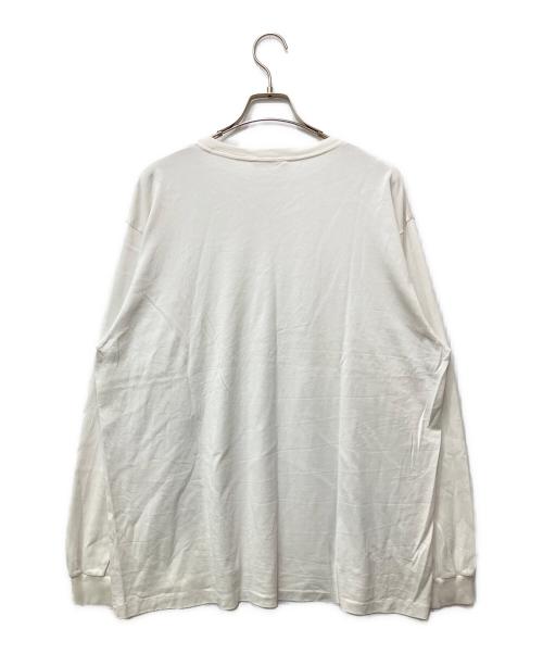 AURALEE（オーラリー）AURALEE (オーラリー) 長袖カットソー ホワイト サイズ:4の古着・服飾アイテム