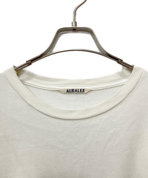 AURALEE（オーラリー）AURALEE (オーラリー) 長袖カットソー ホワイト サイズ:4の古着・服飾アイテム