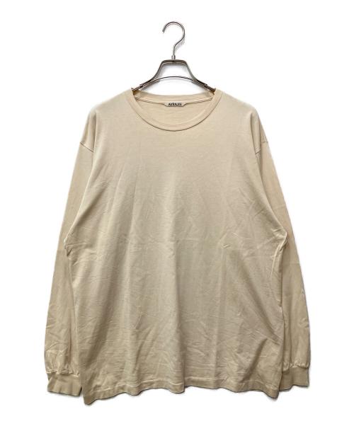 AURALEE（オーラリー）AURALEE (オーラリー) 長袖カットソー ベージュ サイズ:4の古着・服飾アイテム
