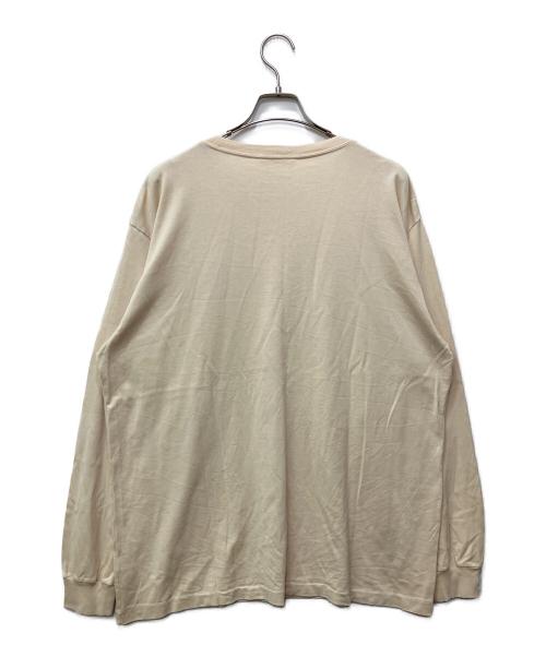 AURALEE（オーラリー）AURALEE (オーラリー) 長袖カットソー ベージュ サイズ:4の古着・服飾アイテム
