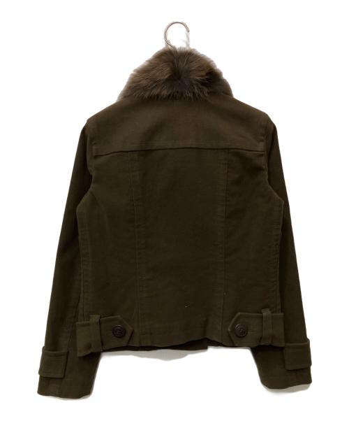 BURBERRY BLUE LABEL（バーバリー ブルー レーベル）BURBERRY BLUE LABEL (バーバリー ブルー レーベル) ショートPコート ブラウン サイズ:38の古着・服飾アイテム