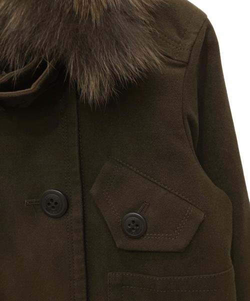 BURBERRY BLUE LABEL（バーバリー ブルー レーベル）BURBERRY BLUE LABEL (バーバリー ブルー レーベル) ショートPコート ブラウン サイズ:38の古着・服飾アイテム