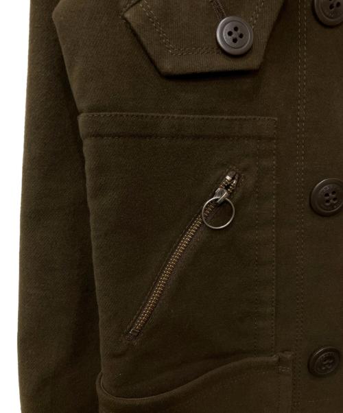 BURBERRY BLUE LABEL（バーバリー ブルー レーベル）BURBERRY BLUE LABEL (バーバリー ブルー レーベル) ショートPコート ブラウン サイズ:38の古着・服飾アイテム
