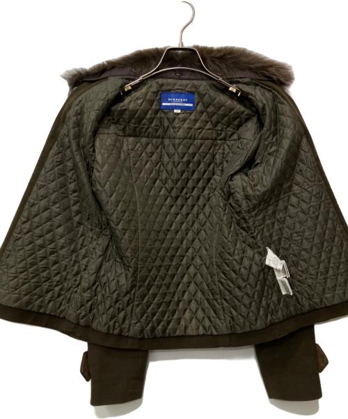 BURBERRY BLUE LABEL（バーバリー ブルー レーベル）BURBERRY BLUE LABEL (バーバリー ブルー レーベル) ショートPコート ブラウン サイズ:38の古着・服飾アイテム