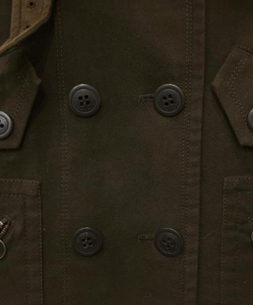 BURBERRY BLUE LABEL（バーバリー ブルー レーベル）BURBERRY BLUE LABEL (バーバリー ブルー レーベル) ショートPコート ブラウン サイズ:38の古着・服飾アイテム