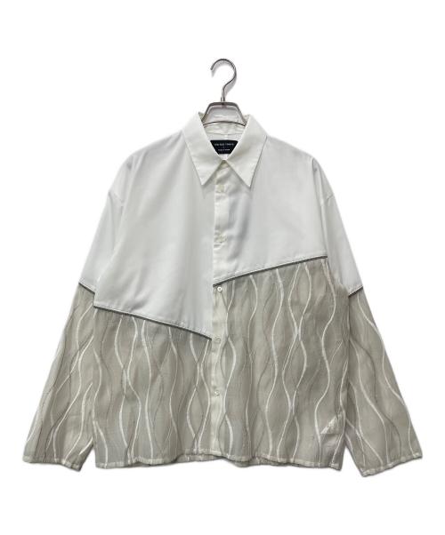 UNITED TOKYO（ユナイテッドトーキョー）UNITED TOKYO (ユナイテッドトーキョー) 長袖シャツ ホワイト×グレー サイズ:1 未使用品の古着・服飾アイテム