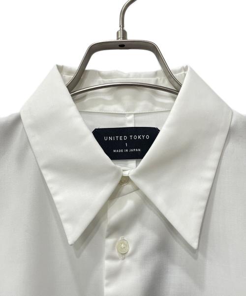 UNITED TOKYO（ユナイテッドトーキョー）UNITED TOKYO (ユナイテッドトーキョー) 長袖シャツ ホワイト×グレー サイズ:1 未使用品の古着・服飾アイテム